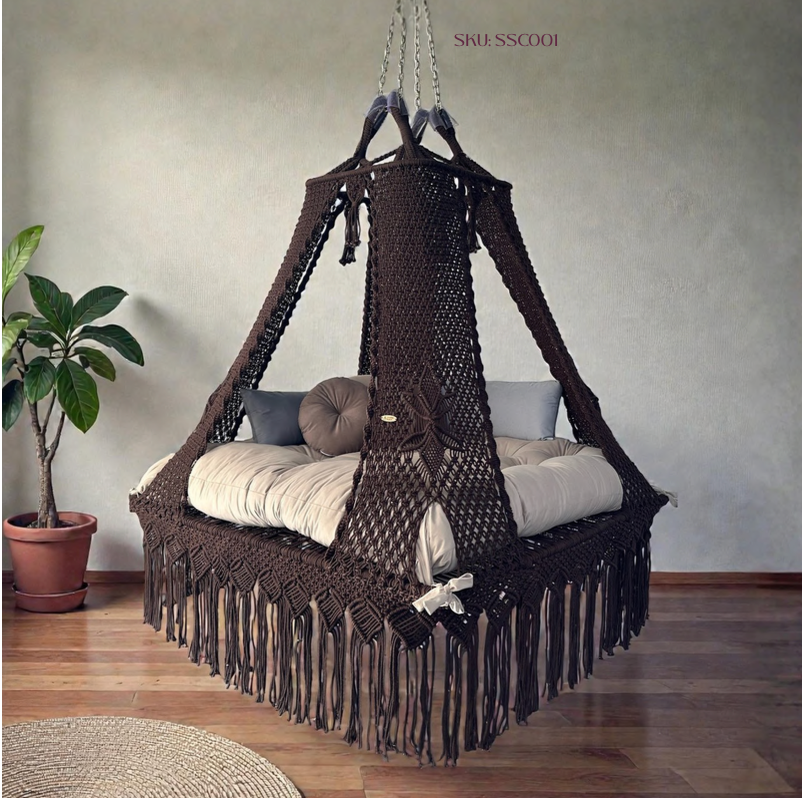 Bed Swing 60" - Ingrid Square Bed