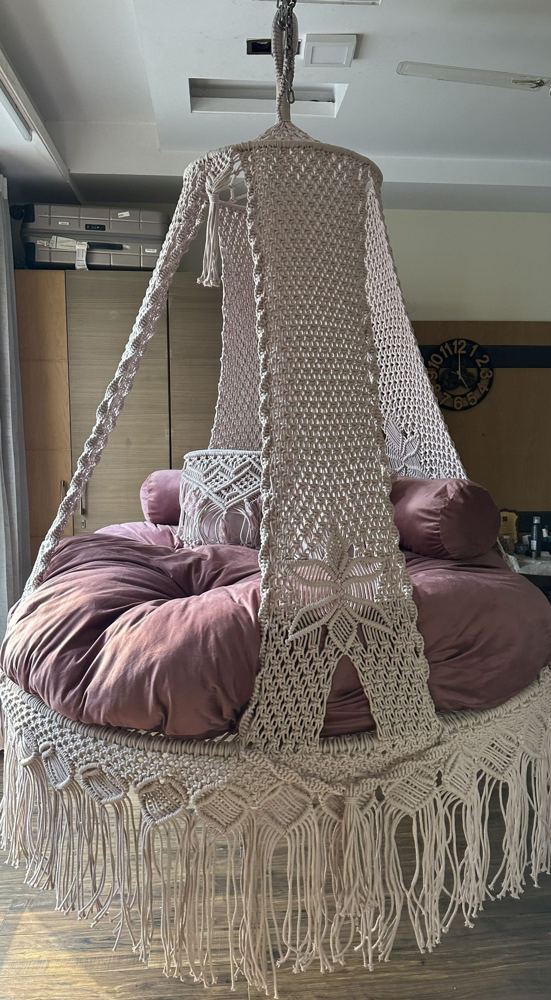 Bed Swing 60" - Macrame Lush Lux bed