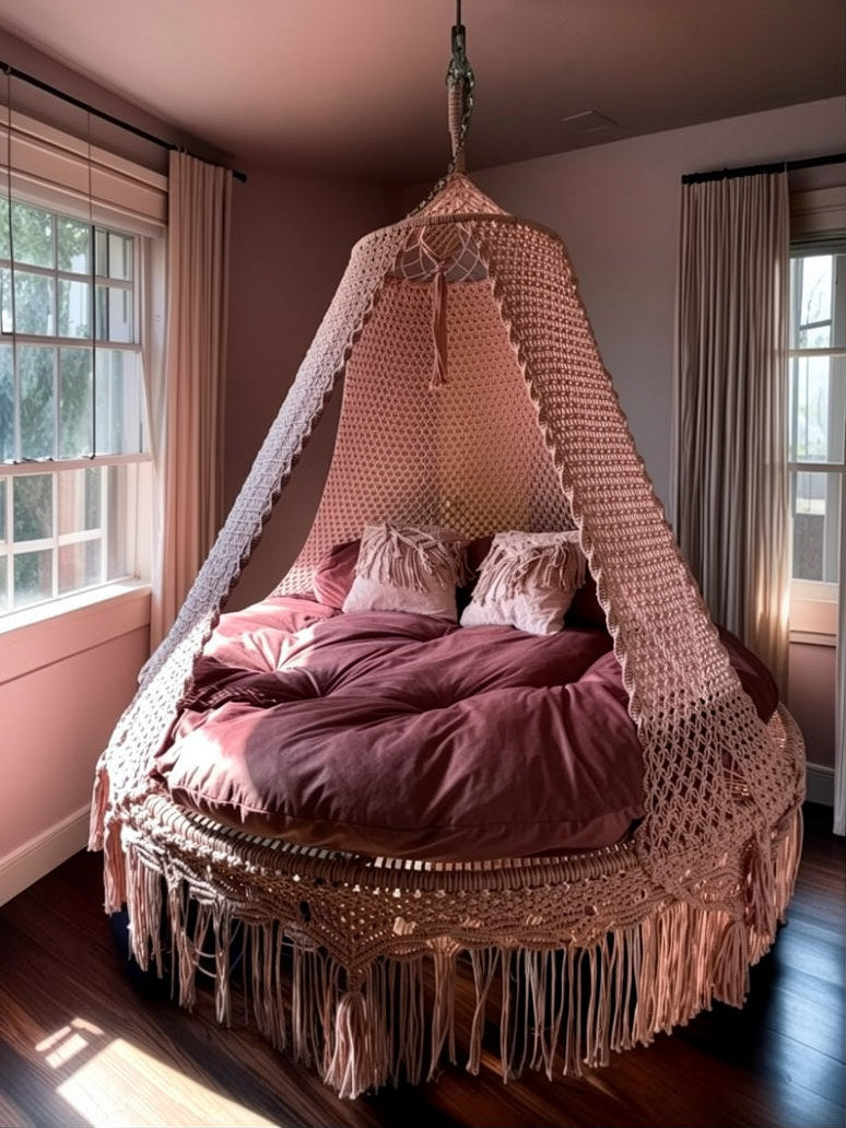 Bed Swing 70" - Macrame Lush Lux Bed